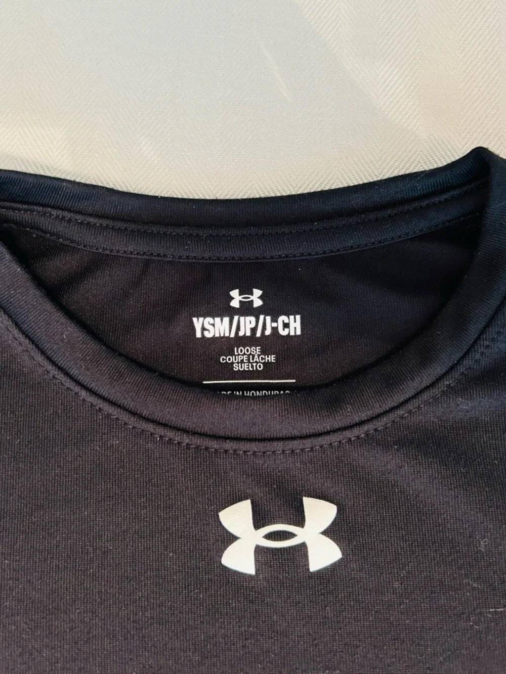 Boys Under Armour Blue and Black Performance Tee Duo Youth Small